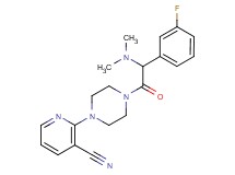 2-{4-[(dimethylamino)(3-fluorophenyl)acetyl]-1-piperazinyl}nicotinonitrile