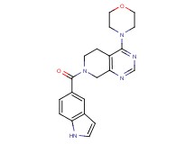 7-(1H-indol-5-ylcarbonyl)-4-(4-morpholinyl)-5,6,7,8-tetrahydropyrido[3,4-d]pyrimidine