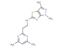 N-[2-(4,6-dimethylpyrimidin-2-yl)ethyl]-1,3-dimethyl-1H-pyrazolo[3,4-d][1,3]thiazol-5-amine