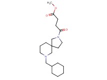 methyl 4-[7-(cyclohexylmethyl)-2,7-diazaspiro[4.5]dec-2-yl]-4-oxobutanoate