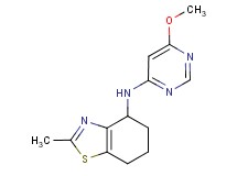 N-(6-methoxypyrimidin-4-yl)-2-methyl-4,5,6,7-tetrahydro-1,3-benzothiazol-4-amine