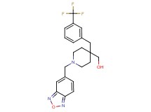 {1-(2,1,3-benzoxadiazol-5-ylmethyl)-4-[3-(trifluoromethyl)benzyl]-4-piperidinyl}methanol