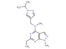 6-ethyl-N-[(1-isopropyl-1H-pyrazol-4-yl)methyl]-N,1-dimethyl-1H-pyrazolo[3,4-d]pyrimidin-4-amine