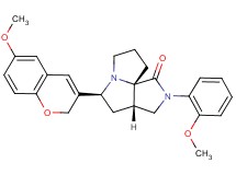 (3aS*,5S*,9aS*)-5-(6-methoxy-2H-chromen-3-yl)-2-(2-methoxyphenyl)hexahydro-7H-pyrrolo[3,4-g]pyrrolizin-1(2H)-one