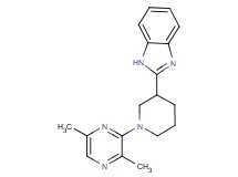 2-[1-(3,6-dimethyl-2-pyrazinyl)-3-piperidinyl]-1H-benzimidazole