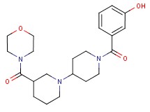 3-{[3-(morpholin-4-ylcarbonyl)-1,4'-bipiperidin-1'-yl]carbonyl}phenol