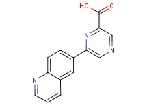 6-quinolin-6-ylpyrazine-2-carboxylic acid