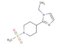 4-(1-ethyl-1H-imidazol-2-yl)-1-(methylsulfonyl)piperidine