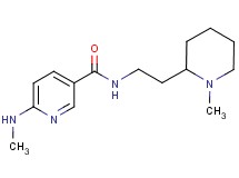 6-(methylamino)-N-[2-(1-methyl-2-piperidinyl)ethyl]nicotinamide