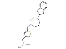 1-(5-{[4-(2,3-dihydro-1H-inden-2-yl)-1,4-diazepan-1-yl]methyl}-3-thienyl)-N,N-dimethylmethanamine