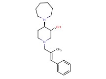 (3R*,4R*)-4-(1-azepanyl)-1-[(2E)-2-methyl-3-phenyl-2-propen-1-yl]-3-piperidinol