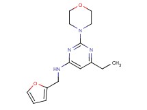 6-ethyl-N-(2-furylmethyl)-2-morpholin-4-ylpyrimidin-4-amine