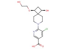 5-chloro-6-[(1R*,3S*)-1-hydroxy-3-(2-hydroxyethoxy)-7-azaspiro[3.5]non-7-yl]nicotinic acid
