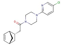1-[(1S*,2S*,4S*)-bicyclo[2.2.1]hept-5-en-2-ylacetyl]-4-(5-chloro-2-pyridinyl)piperazine