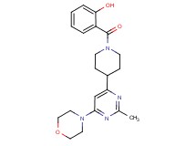 2-({4-[2-methyl-6-(4-morpholinyl)-4-pyrimidinyl]-1-piperidinyl}carbonyl)phenol