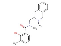 2-hydroxy-N,3-dimethyl-N-[(2-methyl-1,2,3,4-tetrahydro-3-isoquinolinyl)methyl]benzamide