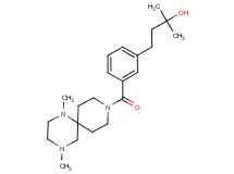 4-{3-[(1,4-dimethyl-1,4,9-triazaspiro[5.5]undec-9-yl)carbonyl]phenyl}-2-methyl-2-butanol