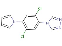 4-[2,5-dichloro-4-(1H-pyrrol-1-yl)phenyl]-4H-1,2,4-triazole