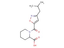 1-[(3-isobutyl-5-isoxazolyl)carbonyl]-2-piperidinecarboxylic acid