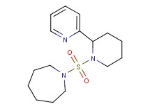 1-{[2-(2-pyridinyl)-1-piperidinyl]sulfonyl}azepane