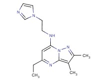 5-ethyl-N-[2-(1H-imidazol-1-yl)ethyl]-2,3-dimethylpyrazolo[1,5-a]pyrimidin-7-amine