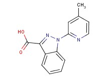 1-(4-methylpyridin-2-yl)-1H-indazole-3-carboxylic acid