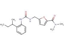 5-[({[(2-sec-butylphenyl)amino]carbonyl}amino)methyl]-N,N-dimethyl-2-furamide