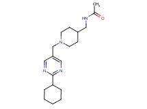 N-({1-[(2-cyclohexyl-5-pyrimidinyl)methyl]-4-piperidinyl}methyl)acetamide