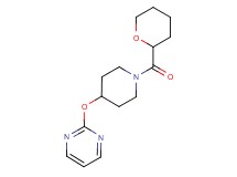 2-{[1-(tetrahydro-2H-pyran-2-ylcarbonyl)piperidin-4-yl]oxy}pyrimidine