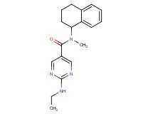 2-(ethylamino)-N-methyl-N-(1,2,3,4-tetrahydronaphthalen-1-yl)pyrimidine-5-carboxamide