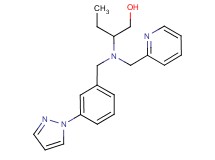 2-[[3-(1H-pyrazol-1-yl)benzyl](pyridin-2-ylmethyl)amino]butan-1-ol