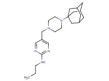 5-{[4-(1-adamantyl)-1-piperazinyl]methyl}-N-propyl-2-pyrimidinamine