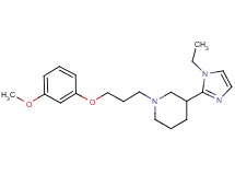 3-(1-ethyl-1H-imidazol-2-yl)-1-[3-(3-methoxyphenoxy)propyl]piperidine