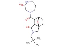 (3aR*,6S*)-2-(2,2-dimethylpropyl)-7-[(3-oxo-1,4-diazepan-1-yl)carbonyl]-2,3,7,7a-tetrahydro-3a,6-epoxyisoindol-1(6H)-one