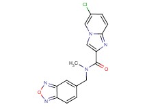 N-(2,1,3-benzoxadiazol-5-ylmethyl)-6-chloro-N-methylimidazo[1,2-a]pyridine-2-carboxamide