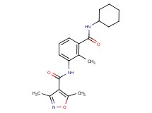 N-{3-[(cyclohexylamino)carbonyl]-2-methylphenyl}-3,5-dimethylisoxazole-4-carboxamide