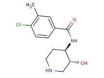 4-chloro-N-[rel-(3R,4R)-3-hydroxy-4-piperidinyl]-3-methylbenzamide hydrochloride