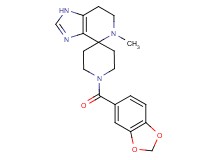 1'-(1,3-benzodioxol-5-ylcarbonyl)-5-methyl-1,5,6,7-tetrahydrospiro[imidazo[4,5-c]pyridine-4,4'-piperidine]