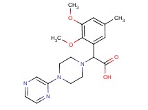 (2,3-dimethoxy-5-methylphenyl)(4-pyrazin-2-ylpiperazin-1-yl)acetic acid
