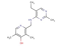 2-{[(5-ethyl-2-methylpyrimidin-4-yl)amino]methyl}-3,5-dimethylpyridin-4-ol