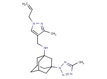 N-[(1-allyl-3-methyl-1H-pyrazol-4-yl)methyl]-3-(5-methyl-2H-tetrazol-2-yl)adamantan-1-amine
