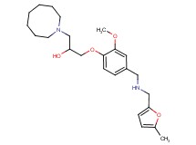 1-(1-azocanyl)-3-[2-methoxy-4-({[(5-methyl-2-furyl)methyl]amino}methyl)phenoxy]-2-propanol