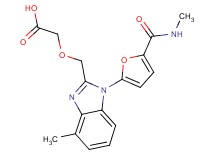 [(4-methyl-1-{5-[(methylamino)carbonyl]-2-furyl}-1H-benzimidazol-2-yl)methoxy]acetic acid