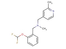 1-[2-(difluoromethoxy)phenyl]-N-methyl-N-[(2-methylpyridin-4-yl)methyl]methanamine