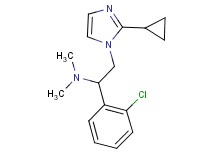 1-(2-chlorophenyl)-2-(2-cyclopropyl-1H-imidazol-1-yl)-N,N-dimethylethanamine