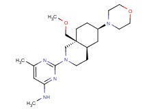 2-[(4aR*,6R*,8aS*)-8a-(methoxymethyl)-6-morpholin-4-yloctahydroisoquinolin-2(1H)-yl]-N,6-dimethylpyrimidin-4-amine