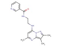 N-{2-[(2,3,5-trimethylpyrazolo[1,5-a]pyrimidin-7-yl)amino]ethyl}nicotinamide