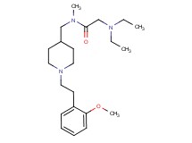 N~2~,N~2~-diethyl-N~1~-({1-[2-(2-methoxyphenyl)ethyl]-4-piperidinyl}methyl)-N~1~-methylglycinamide