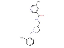 5-methyl-N-{[1-(2-methylbenzyl)pyrrolidin-3-yl]methyl}nicotinamide