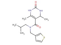 N-isobutyl-4,6-dimethyl-2-oxo-N-(3-thienylmethyl)-1,2,3,4-tetrahydropyrimidine-5-carboxamide